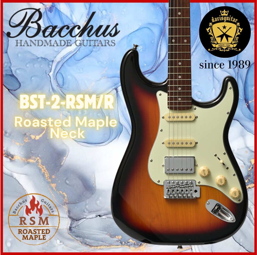 Bacchus BST-2-RSM-R-3TS Sunburst Electric Guitar Roasted Maple Bacchus BST-2-RSM-R-3TS Sunburst Electric Guitar Roasted Maple
