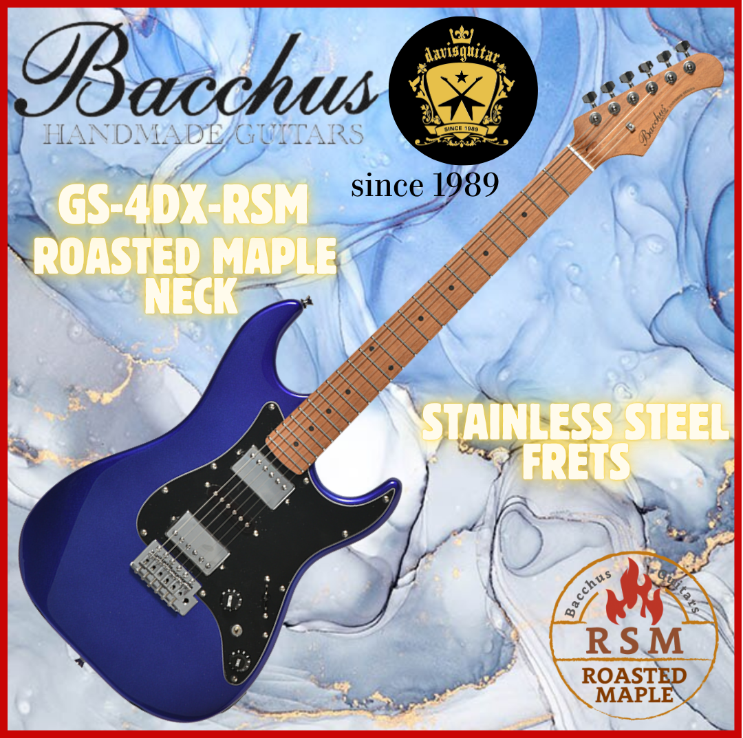 Bacchus GS-4DX-RSM-M-IBM Indigo Purple Metallic Electric Guitar
