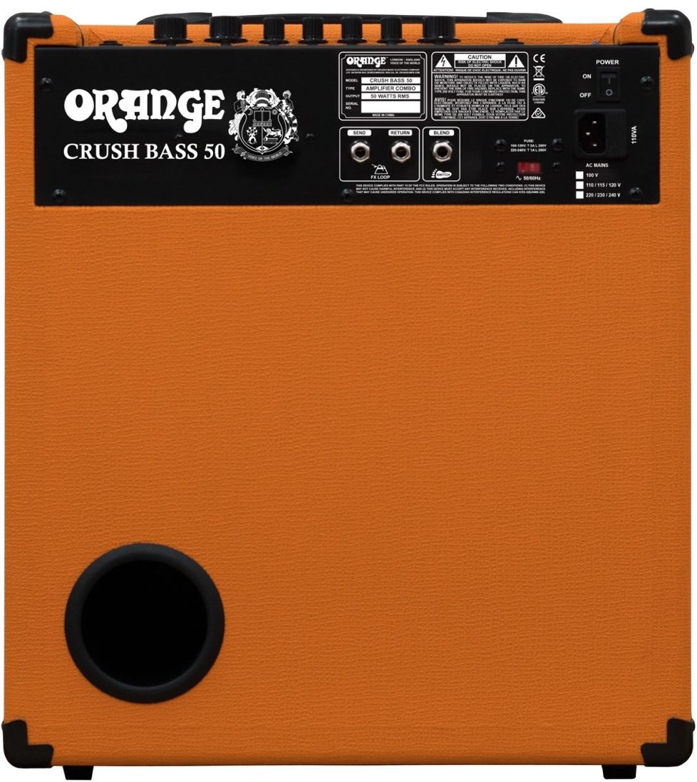 Orange Amp Crush bass Combo 50 watts with Built In Tuner