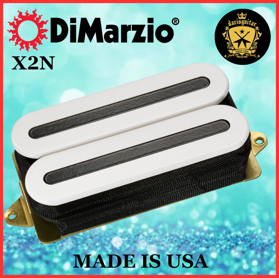 DiMarzio Electric Guitar Pickup X2N DP102W White Humbucker
