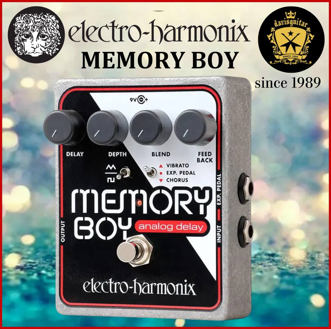 Electro-Harmonix EHX Memory Boy Analog Delay with Chorus & Vibrato Guitar Pedal