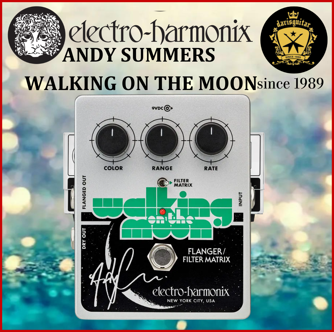 Electro-Harmonix EHX Andy Summers Walking on the Moon Analog Flanger Guitar Effect Pedal