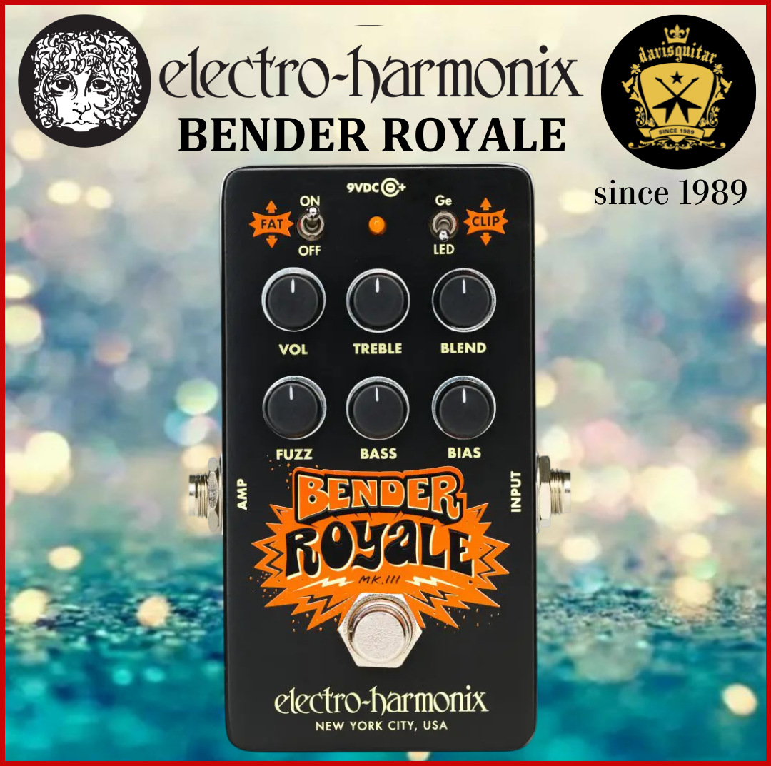 Electro-Harmonix EHX Bender Royale Germanium Fuzz guitar Effect Pedal