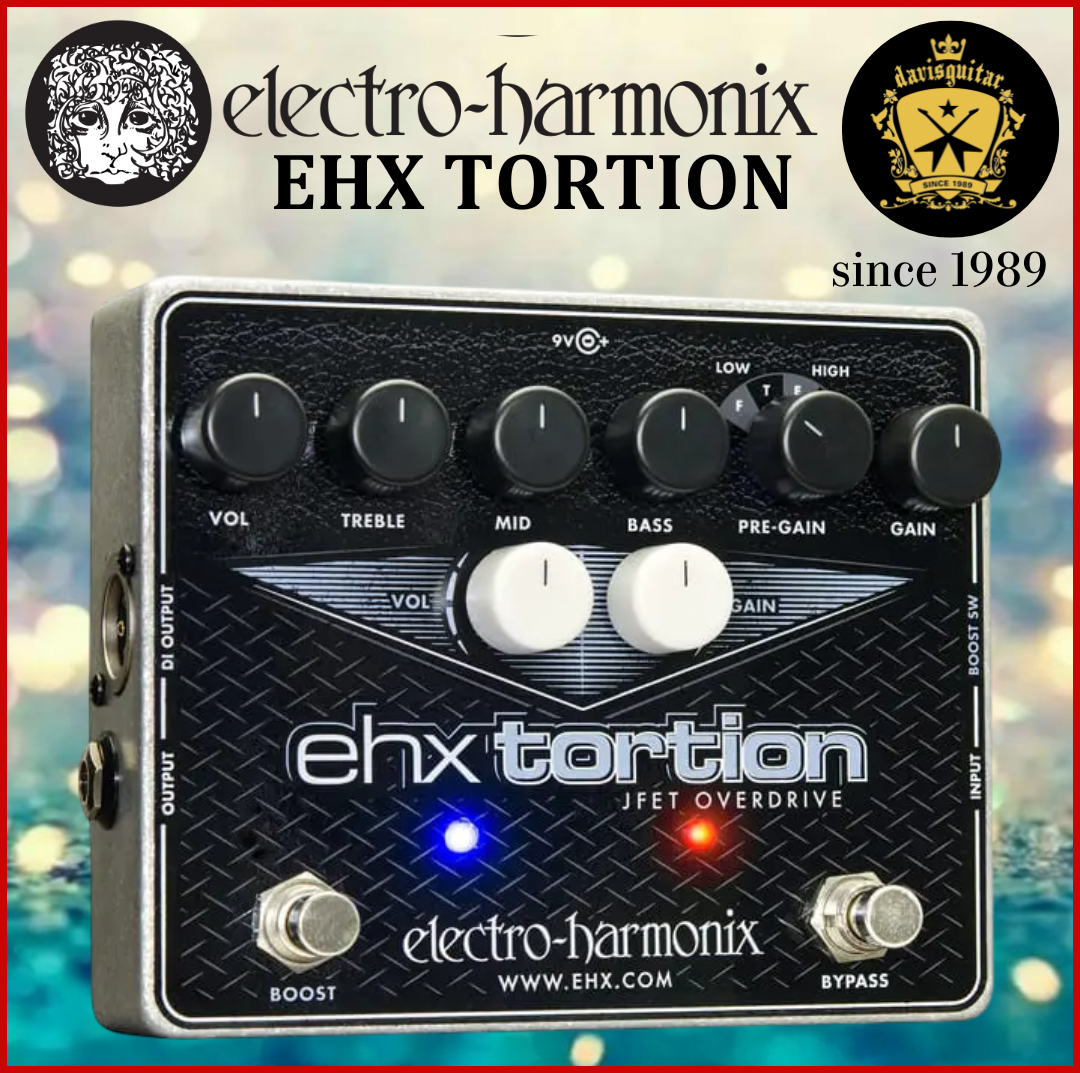 Electro-Harmonix EHX Tortion JFET Overdrive Guitar Effect Pedal