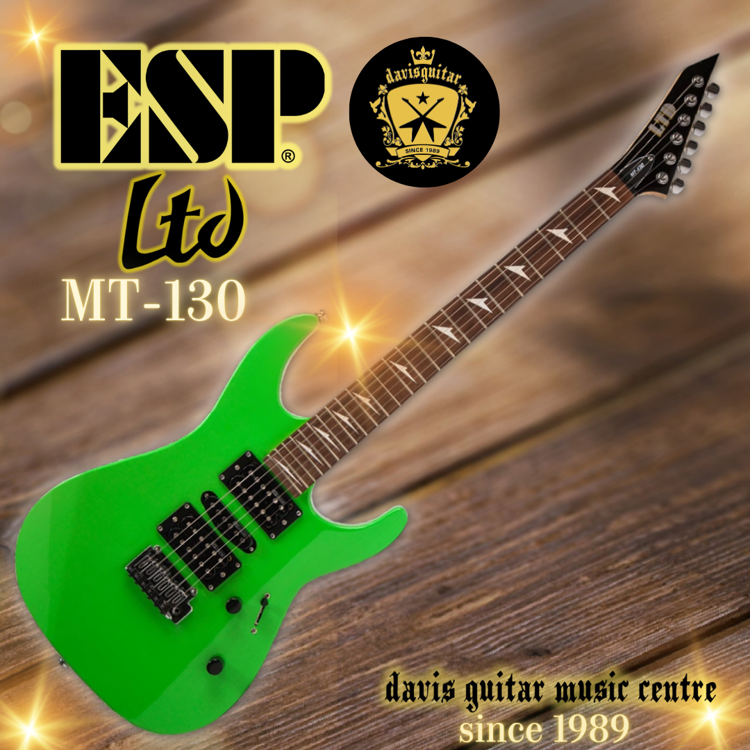ESP LTD MT-130 Neon Green HSH Pickup Electric Guitar