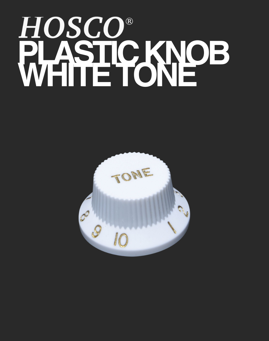 Hosco Tone Knob - White
