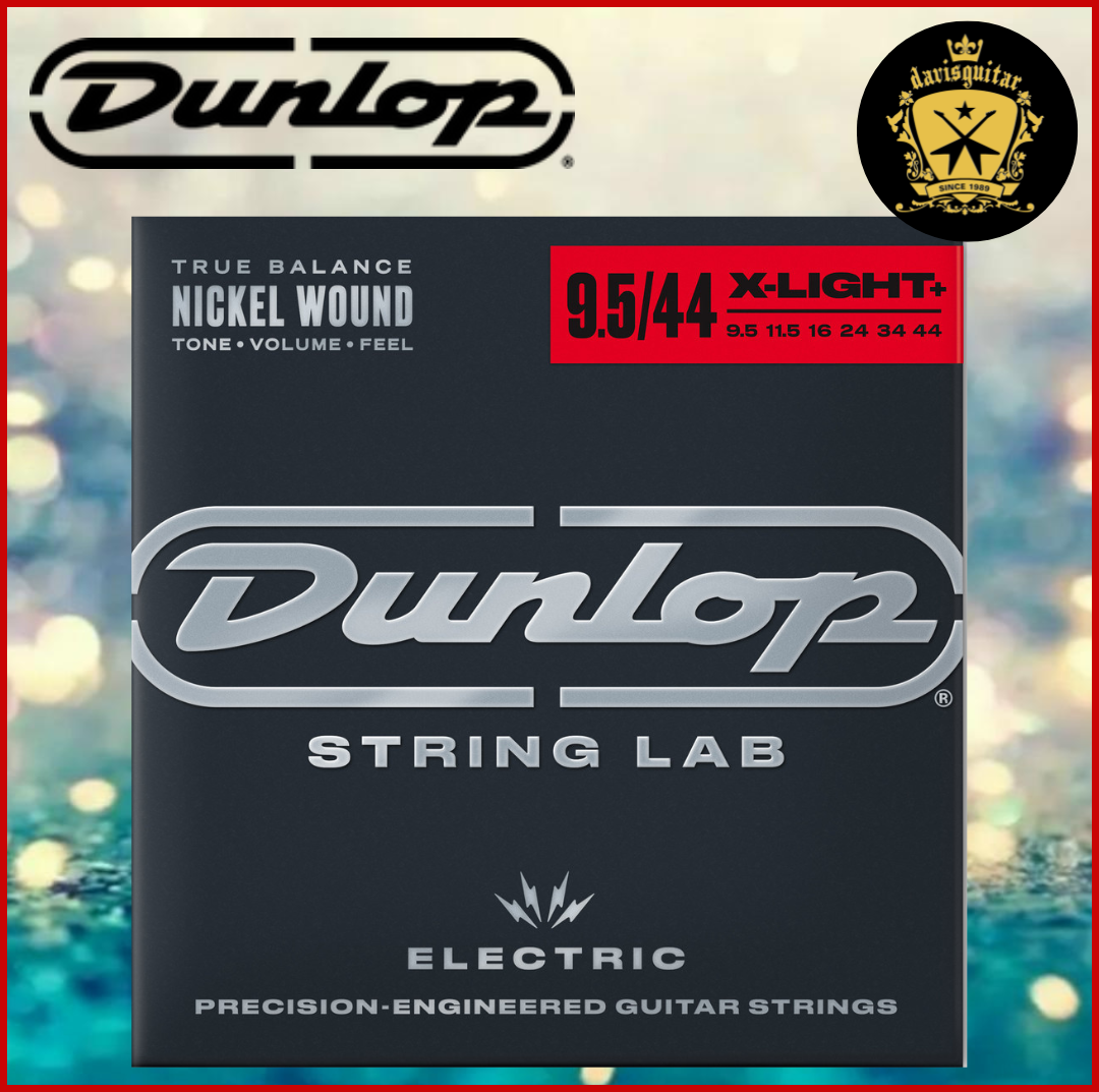 Jim Dunlop Electric Guitar Strings 9.5-44 Extra Light Nickel Wound DEN09455