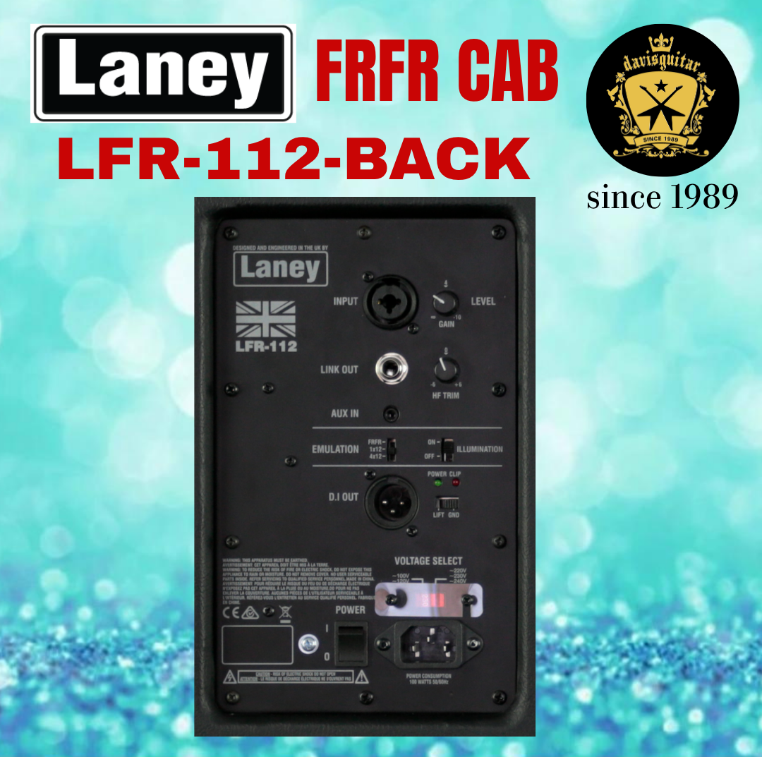 Laney LFR-112 FRFR Full Range Flat Response Powered Guitar Cab 400 watts