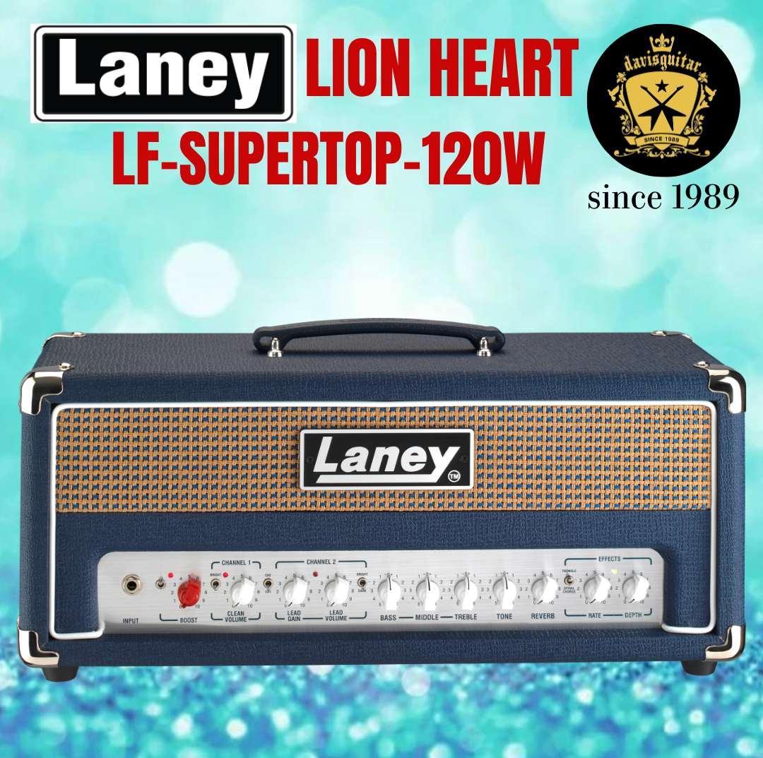 Laney Lion Heart LF-SUPERTOP 120-Watt Guitar Amplifier Head with Effects