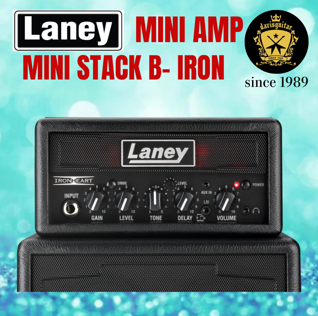 Laney MINI STACK-IRON Heart Battery-Powered Guitar Amp with Smartphone Interface
