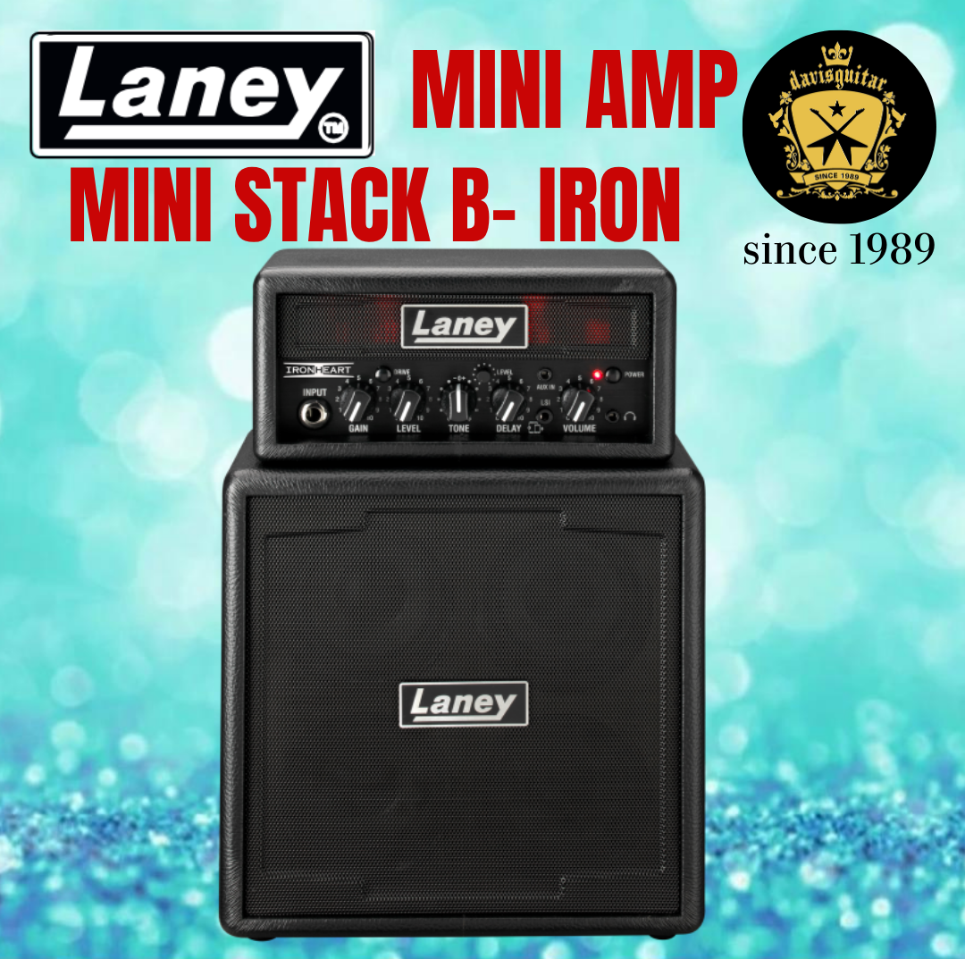 Laney MINI STACK-IRON Heart Battery-Powered Guitar Amp with Smartphone Interface