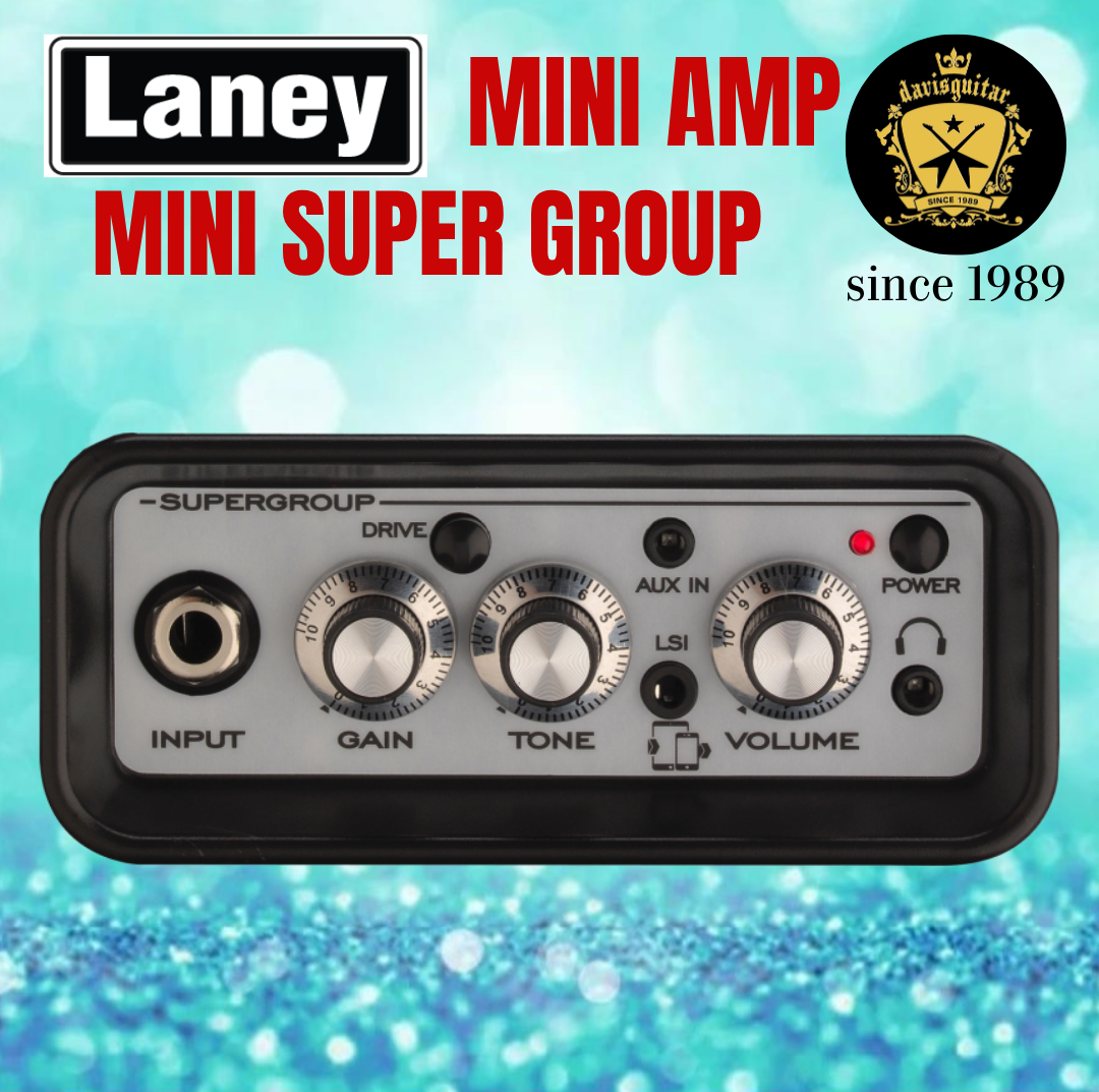 Laney MINI-SUPERGROUP Battery Powered Guitar Amp with Smartphone Interface