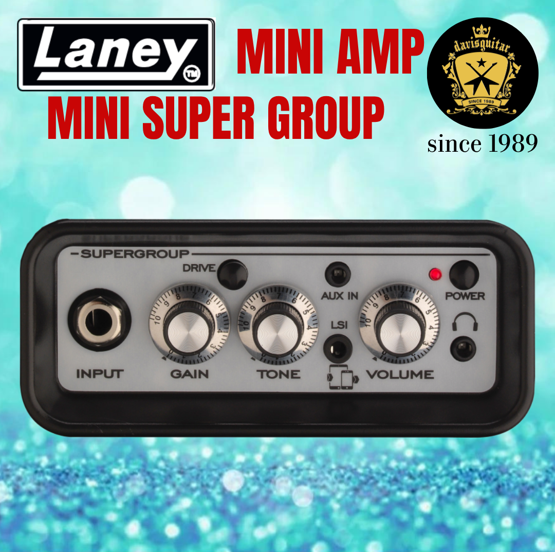 Laney MINI-SUPERGROUP Battery Powered Guitar Amp with Smartphone Interface