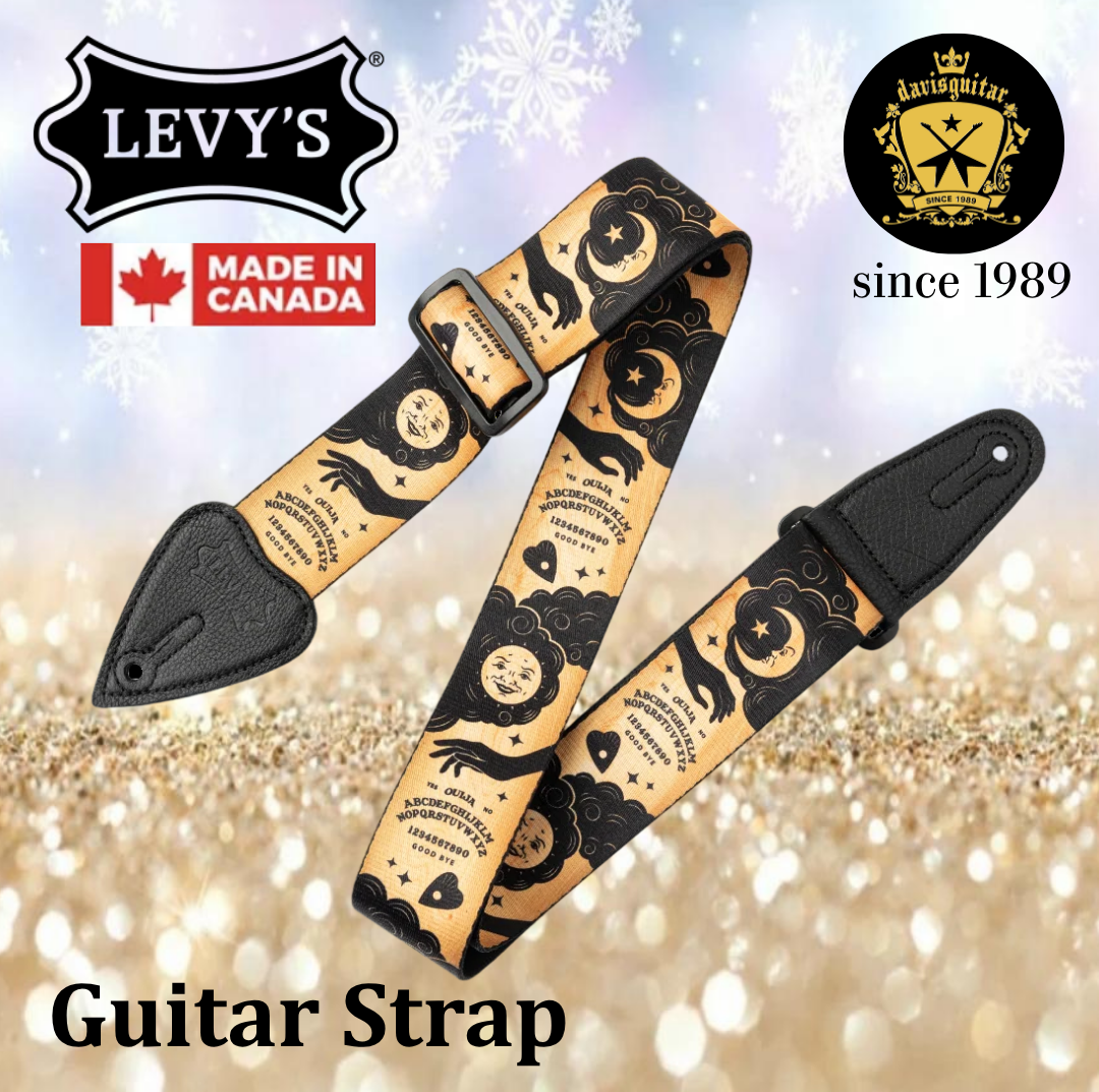 Levy's Leather MP2CVY-001 Clairvoyant Series Guitar Strap Ouija Board Design