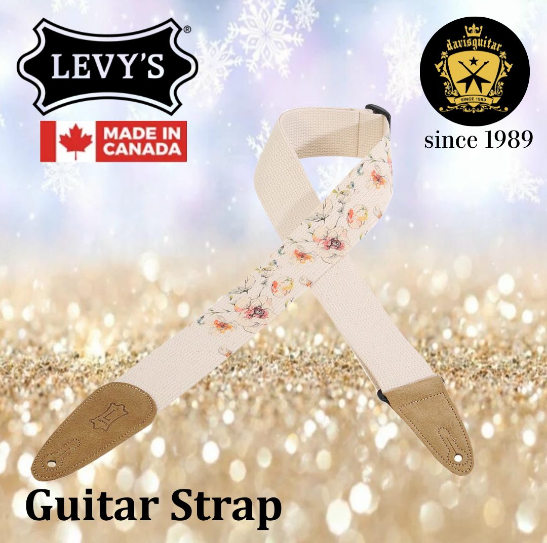 Levy’s Leathers MC8U-005 Nature Cotton Series Guitar Strap