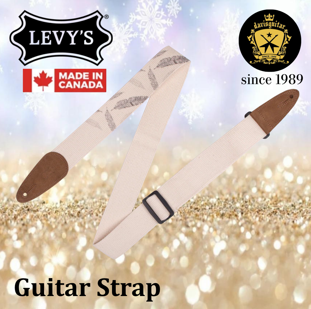 Levy’s Leathers MC8U-007 Nature Cotton Series Birds Guitar Strap