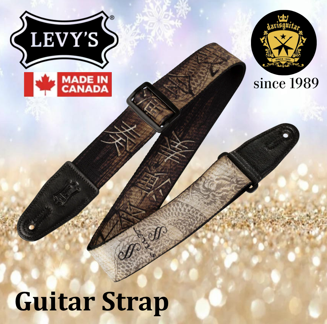 Levy’s Leather Eastern Harmony Series 2" Polyester Guitar Strap – MPD2-012
