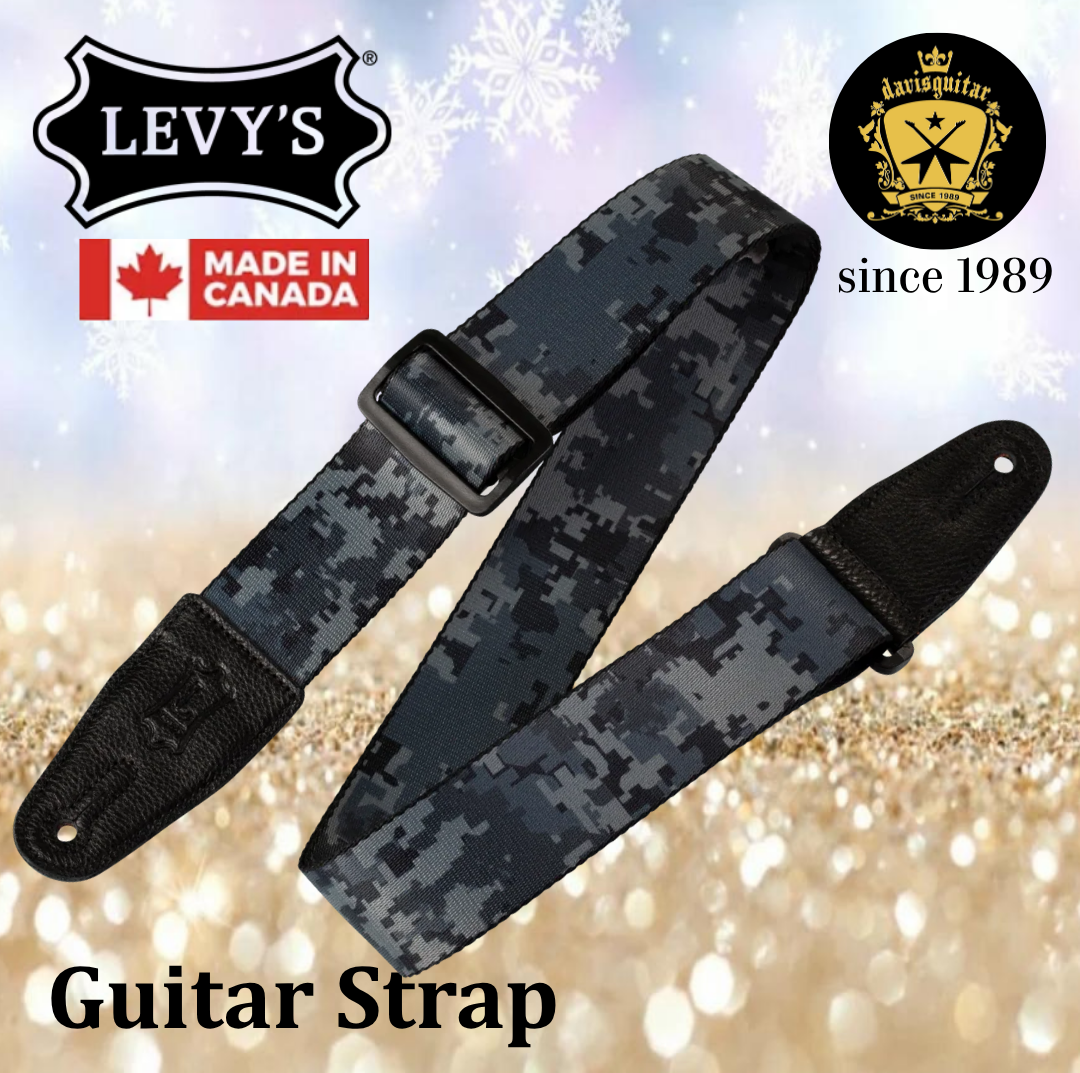Levy’s Leather Graphic Waves Series 2" Polyester Guitar Strap MPS2-120