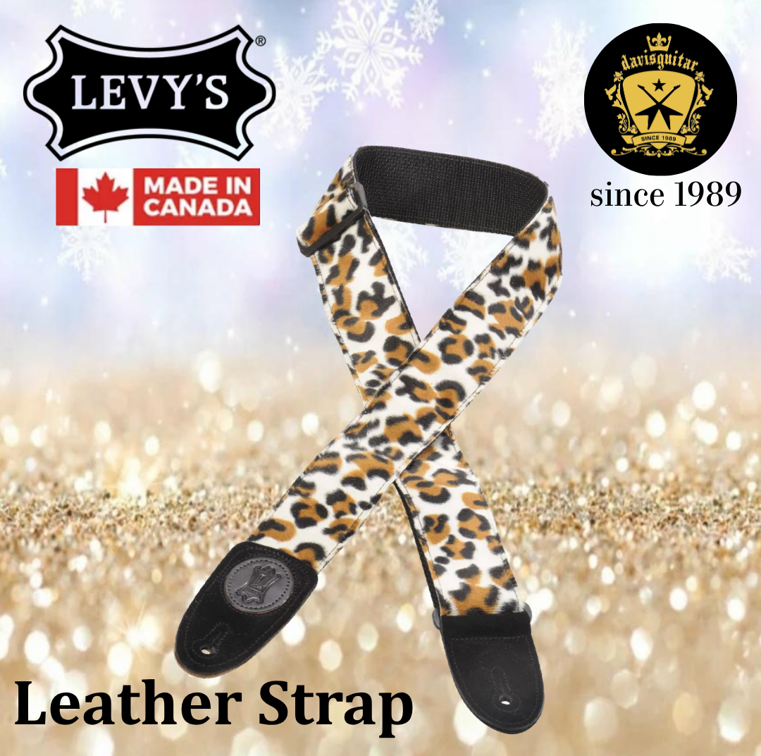 Levy’s Leathers MSSF8-LYX Faux Fur Signature Poly Series Guitar Strap