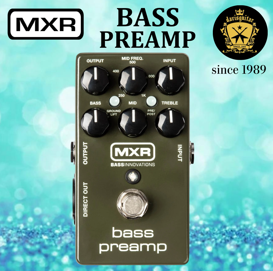MXR Pedal Bass Preamp M81 Guitar Effect