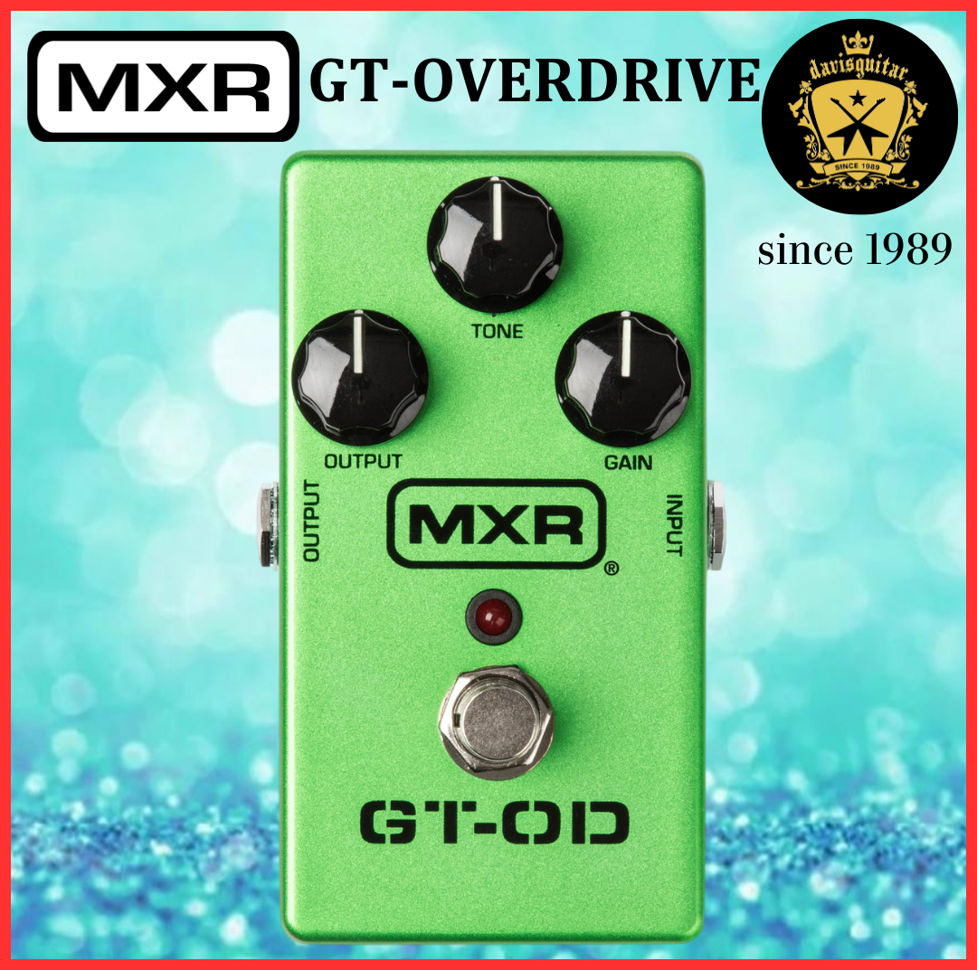 MXR GT-OD Pedal M193 Overdrive Guitar Effect