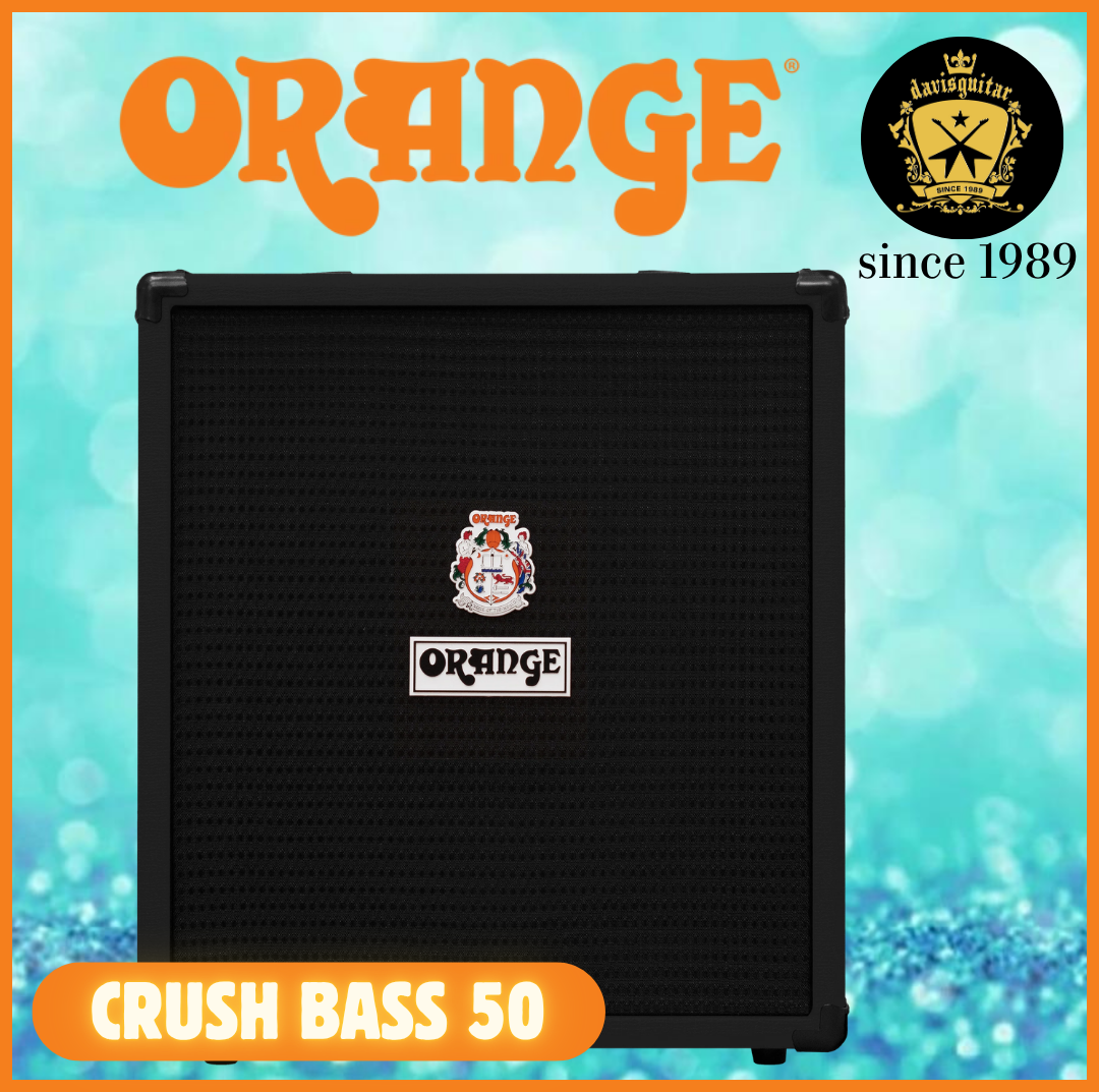Orange Amp Crush bass Combo 50 watts Black with Built In Tuner