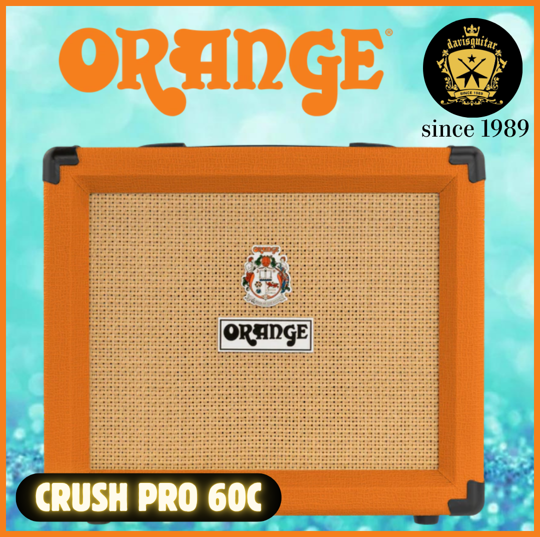 Orange Amplifier Crush PRO 60C for Electric Guitar 60 watts with Reverb