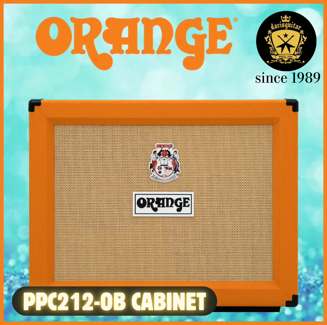 Orange PPC212OB 2x12 Speaker Cabinet 120 watts Celestion Vintage 30