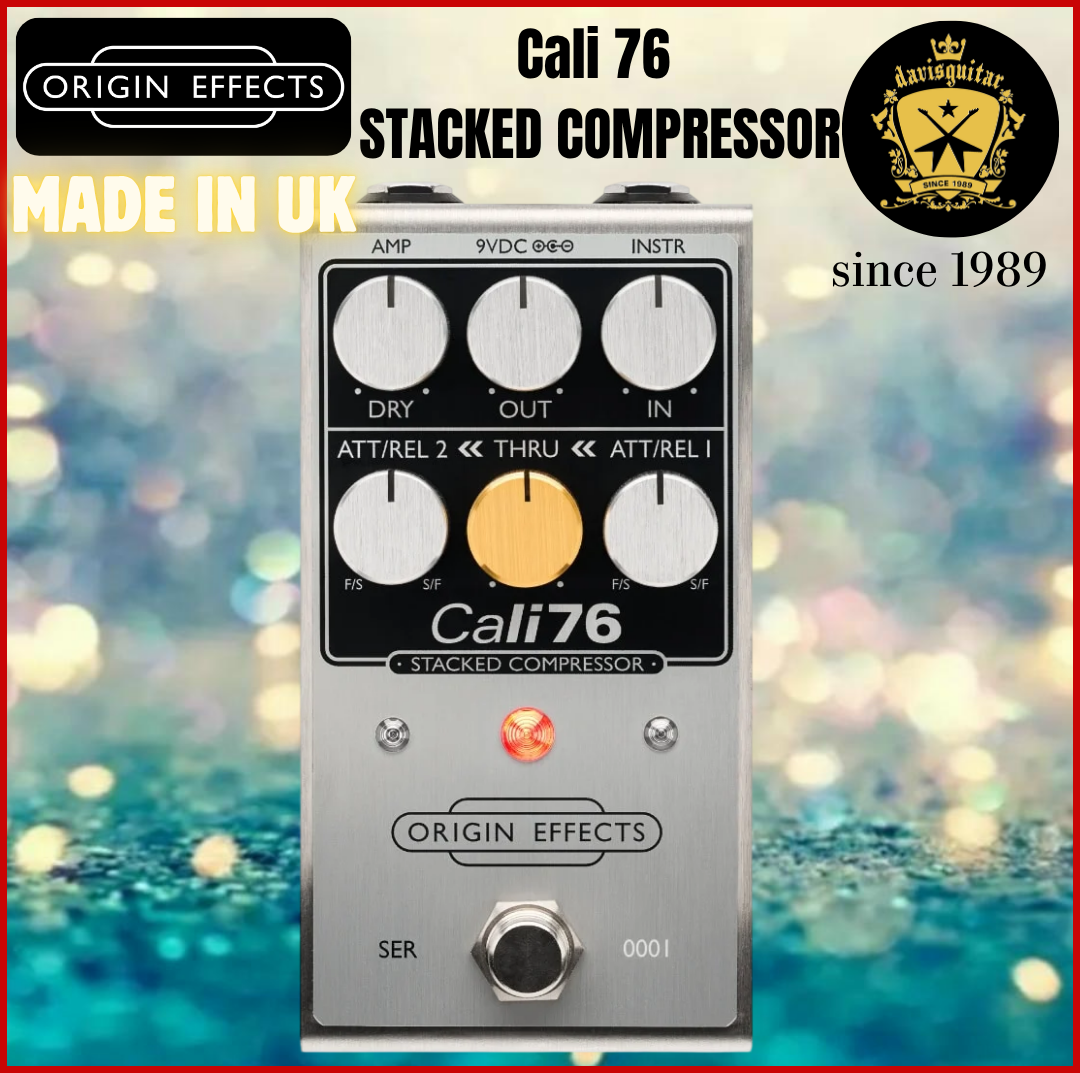 Origin Effects Cali 76 Stacked Compressor Dual-Stage Guitar Effect Pedal
