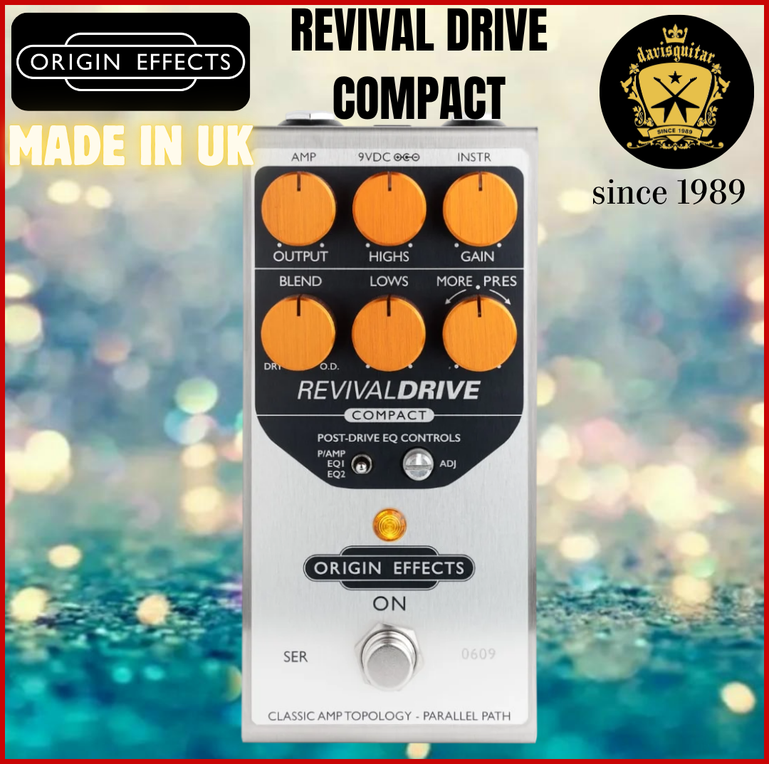 Origin Effects RevivalDRIVE Compact Analogue Amp Recreation Guitar Effect Pedal