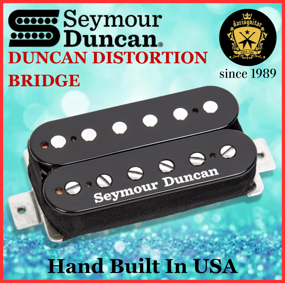 Seymour Duncan Distortion Bridge Humbucker Black SH-6b Electric Guitar Pickup