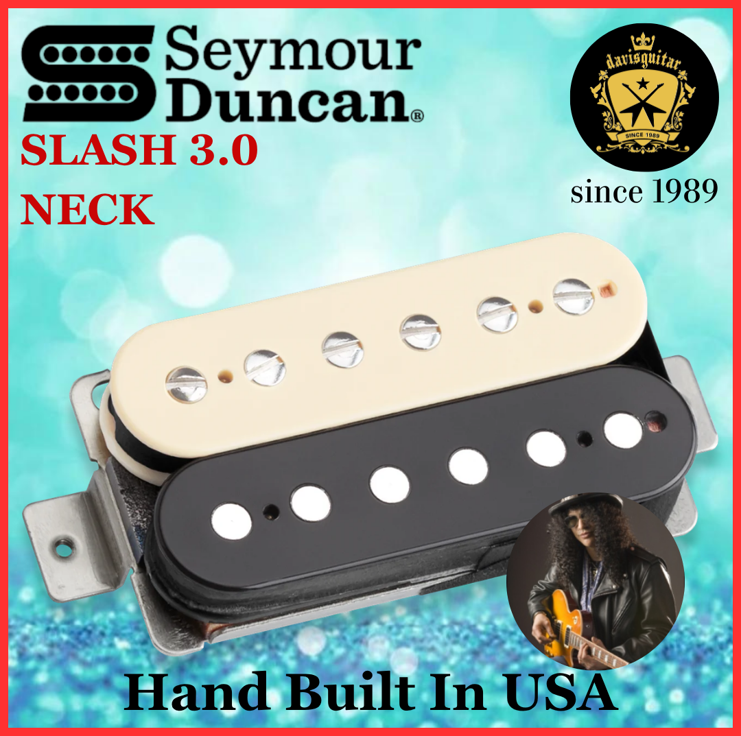 Seymour Duncan Slash 3.0 Neck Zebra Electric Guitar Pickup Humbucker