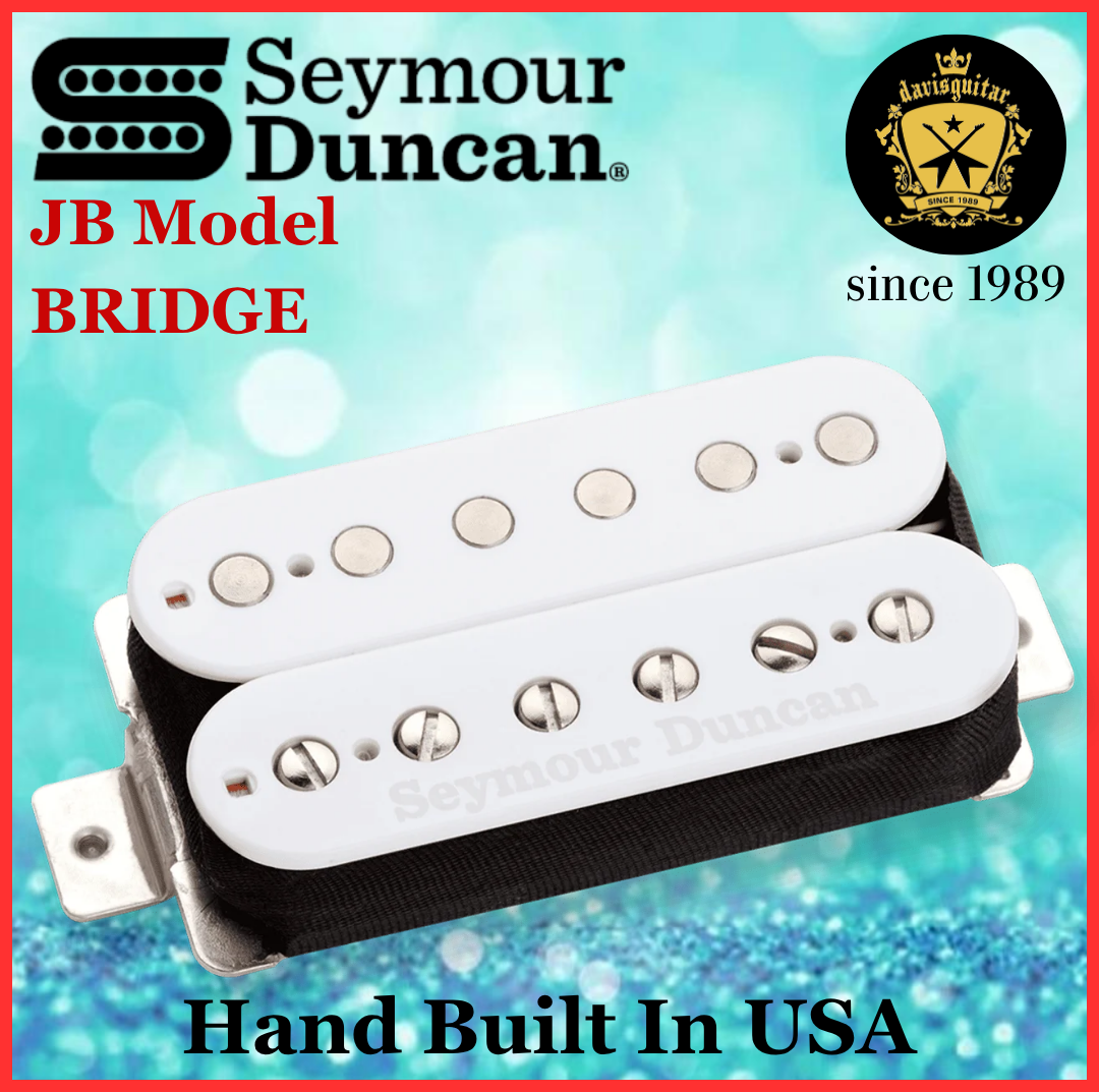 Seymour Duncan Electric Guitar Pickup JB Model Sh-4 Humbucker White 4 Conductor