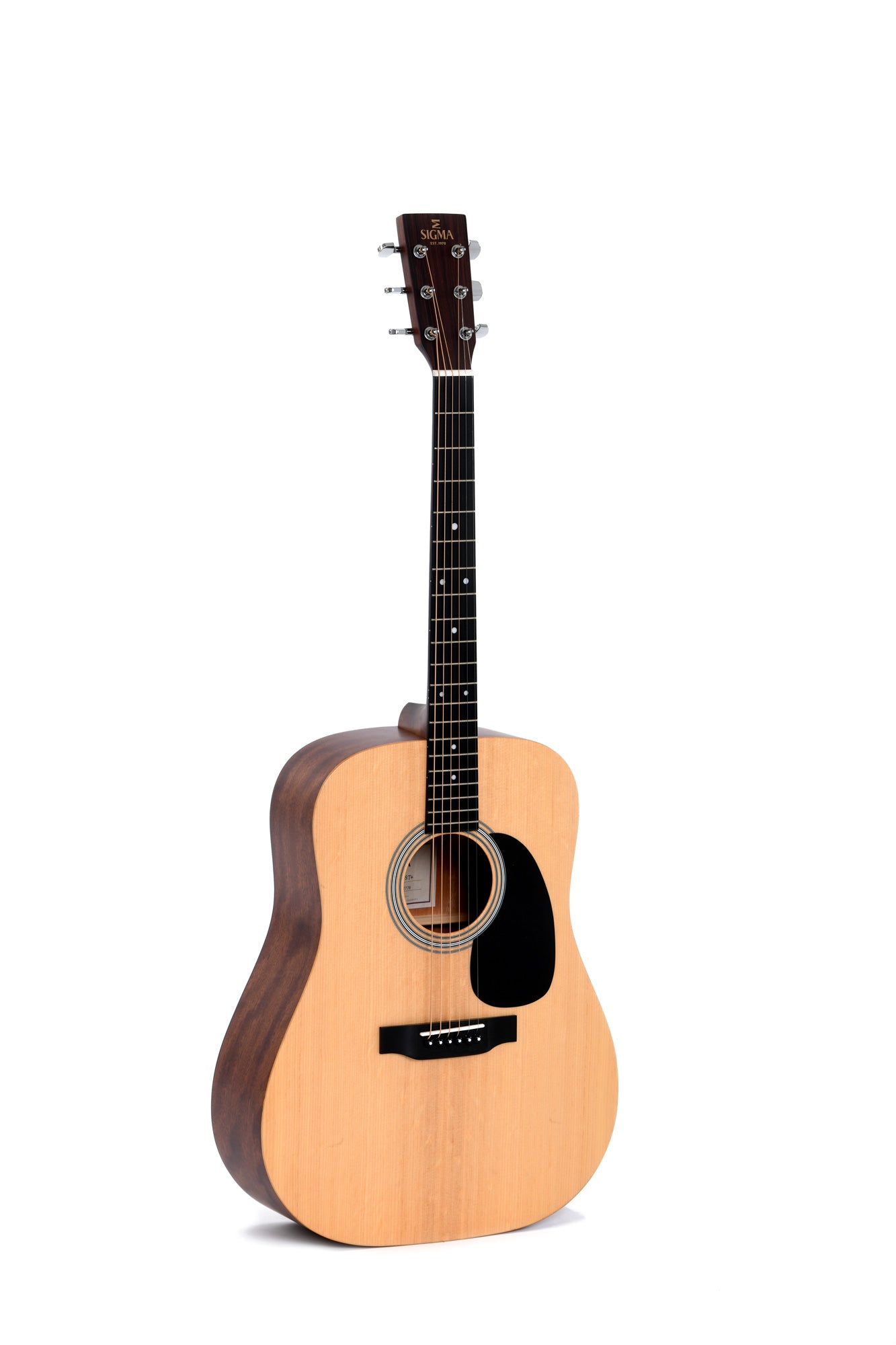 Sigma Acoustic Guitar DM-ST Natural Satin Solid Sitka Spruce Top Mahogany Side and Back