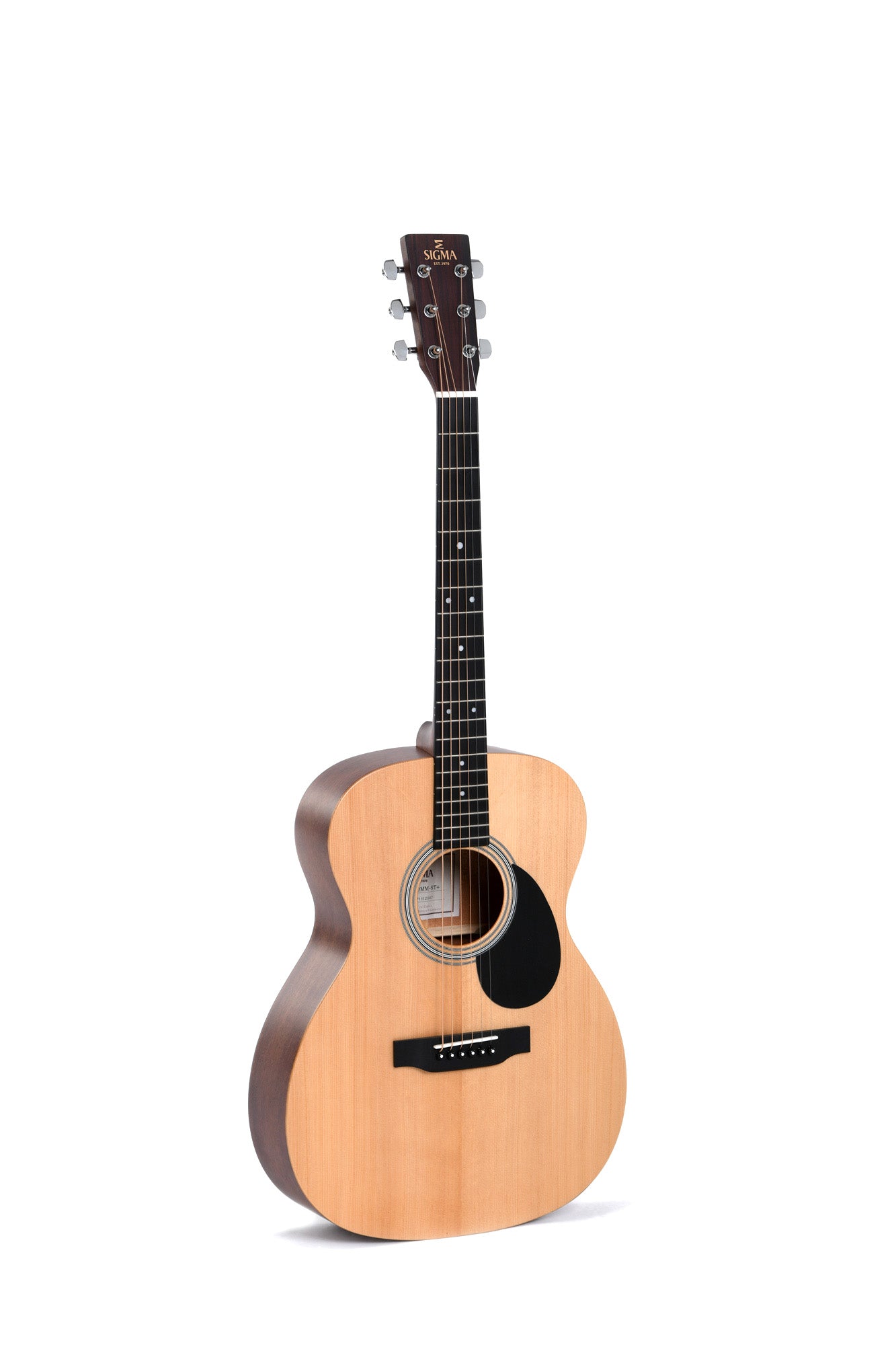 Sigma Acoustic Guitar OMM-ST Natural Satin Solid Sitka Spruce Top Mahogany Side and Back
