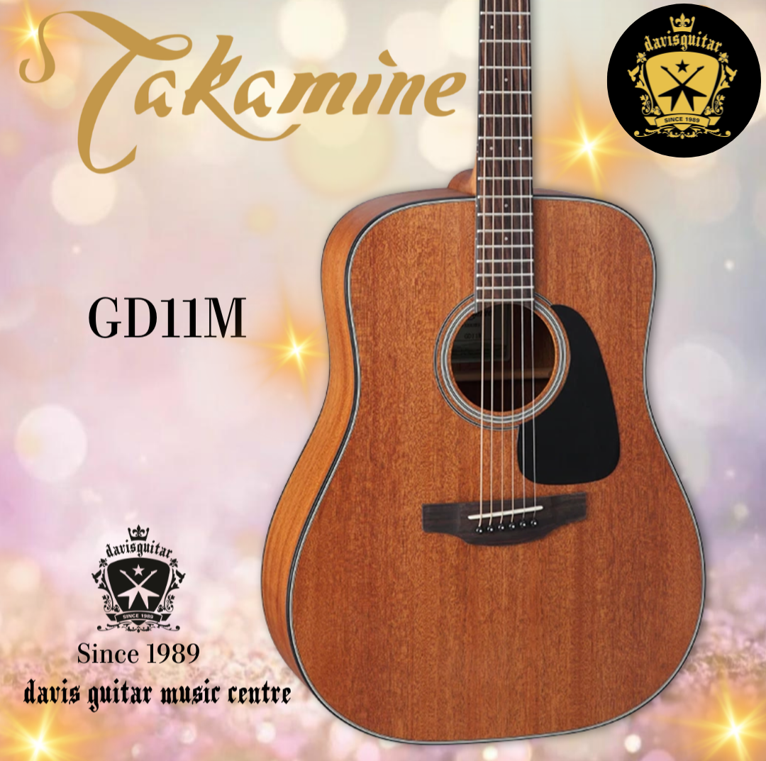 Takamine GD11M Acoustic Guitar Mahogany Top Mahogany Side and Back Satin