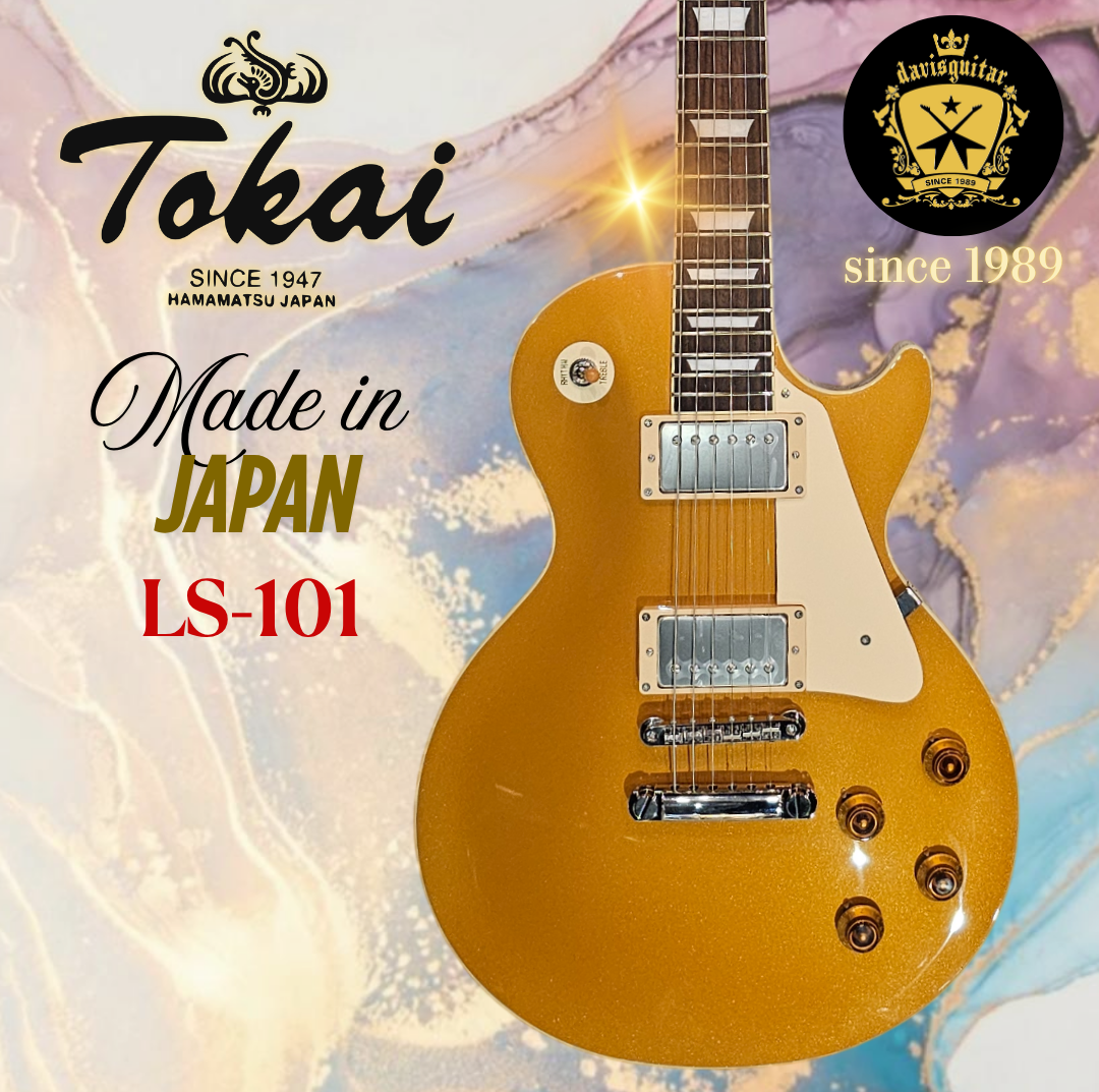 Tokai Electric Guitar LS-101 Gold Top Made In Japan