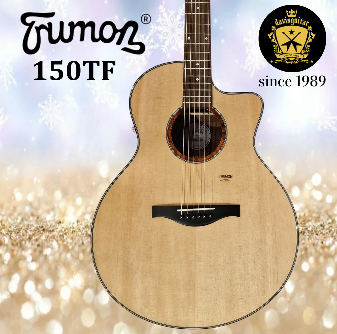 Trumon Acoustic Electric Guitar 150TF Solid Spruce Top