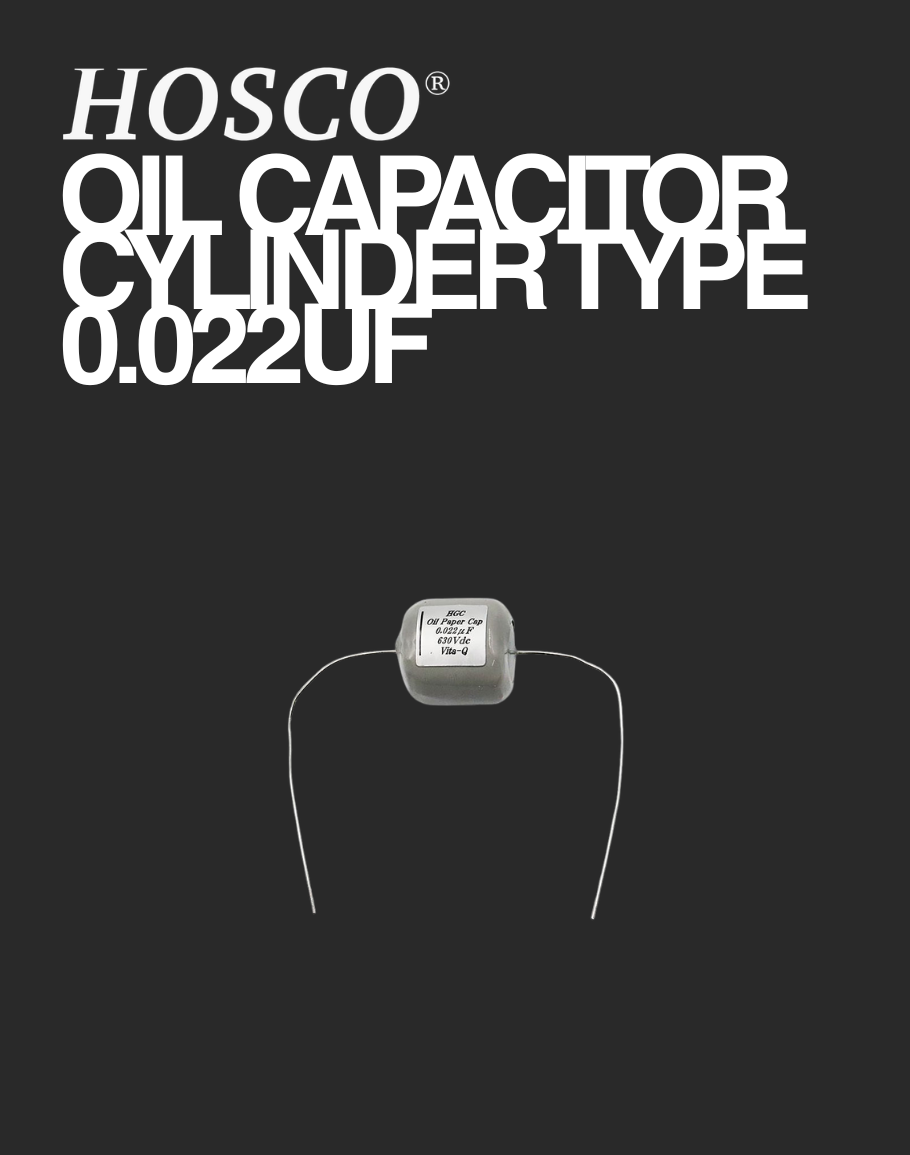 Hosco Oil Capacitor Cylinder Type - 0.022uF