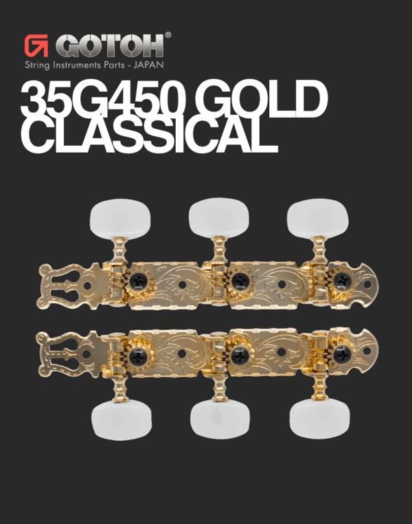 Gotoh Classical Machine Head – 35G450 Gold