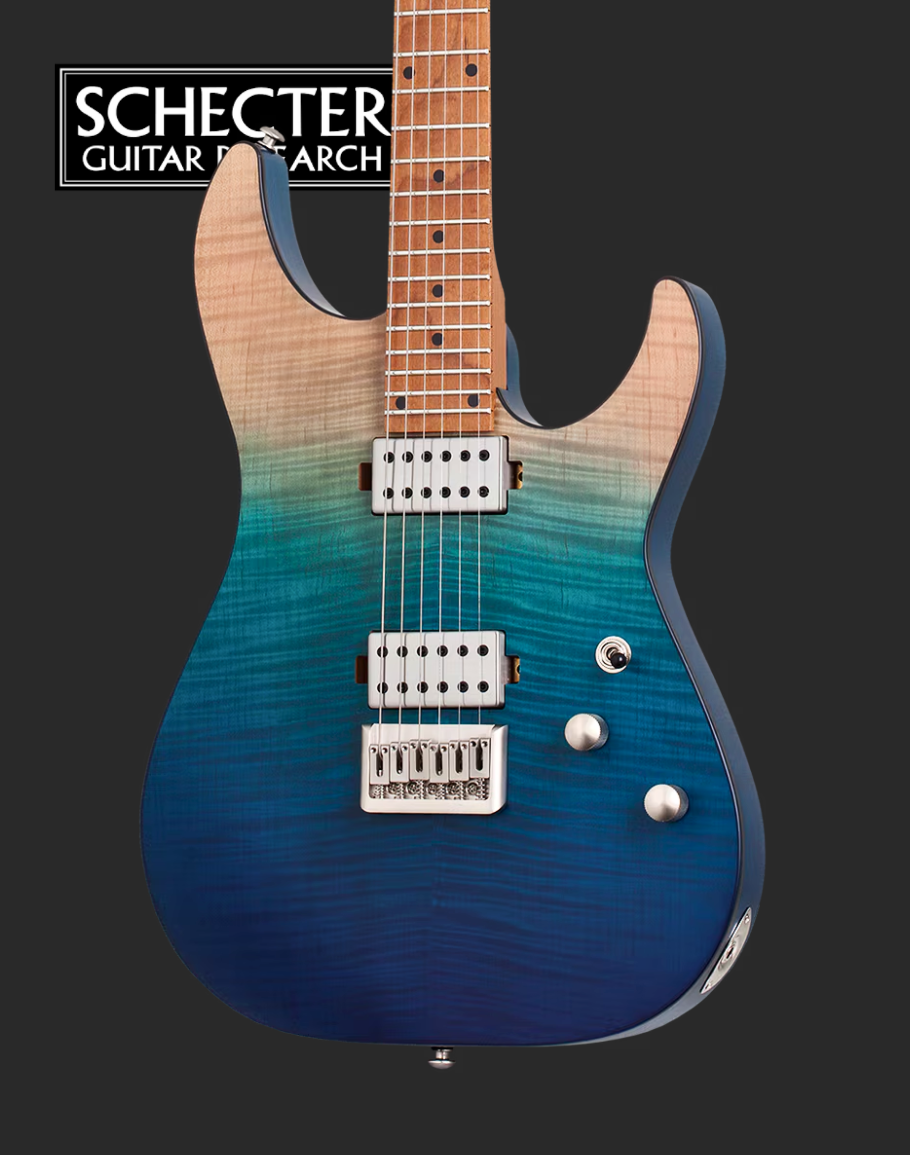 Schecter C-1 Standard Plus Blue Fade