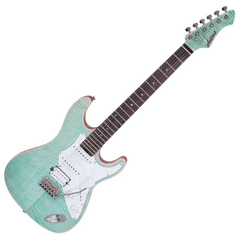 Aria Pro II Electric Guitar 714-AE200 Evergreen OPGR Opal Green