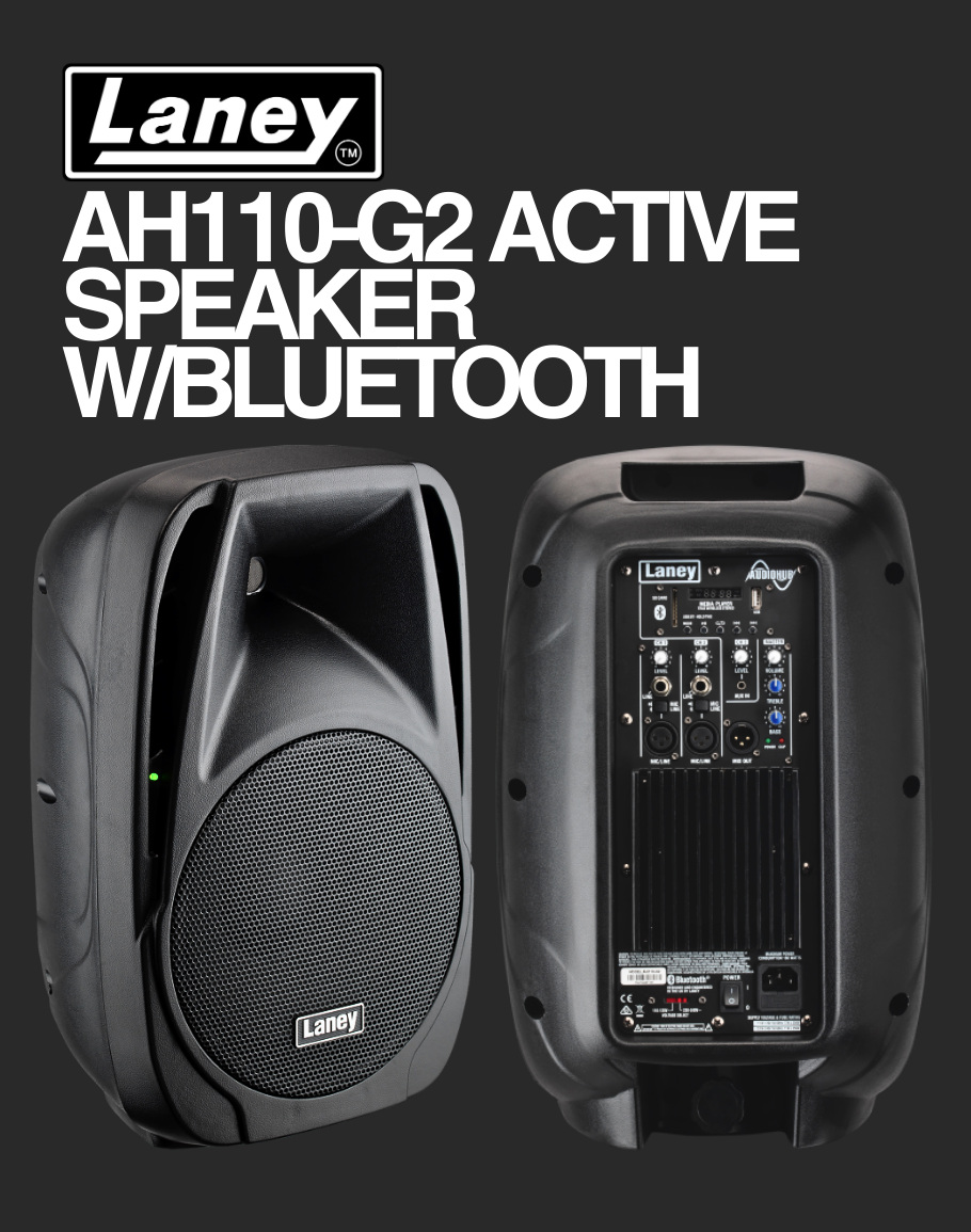 Laney AH110-G2 400W Active Speaker w/Bluetooth