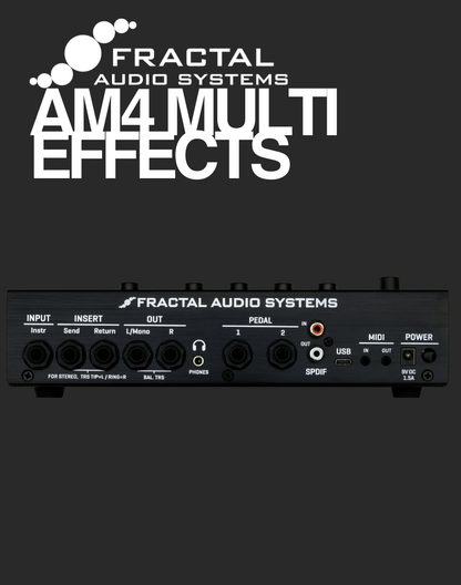 Fractal AM4 Multi-Effects Processor - Preorder – Davis Guitar Fractal AM4 Multi-Effects Processor - Preorder – Davis Guitar