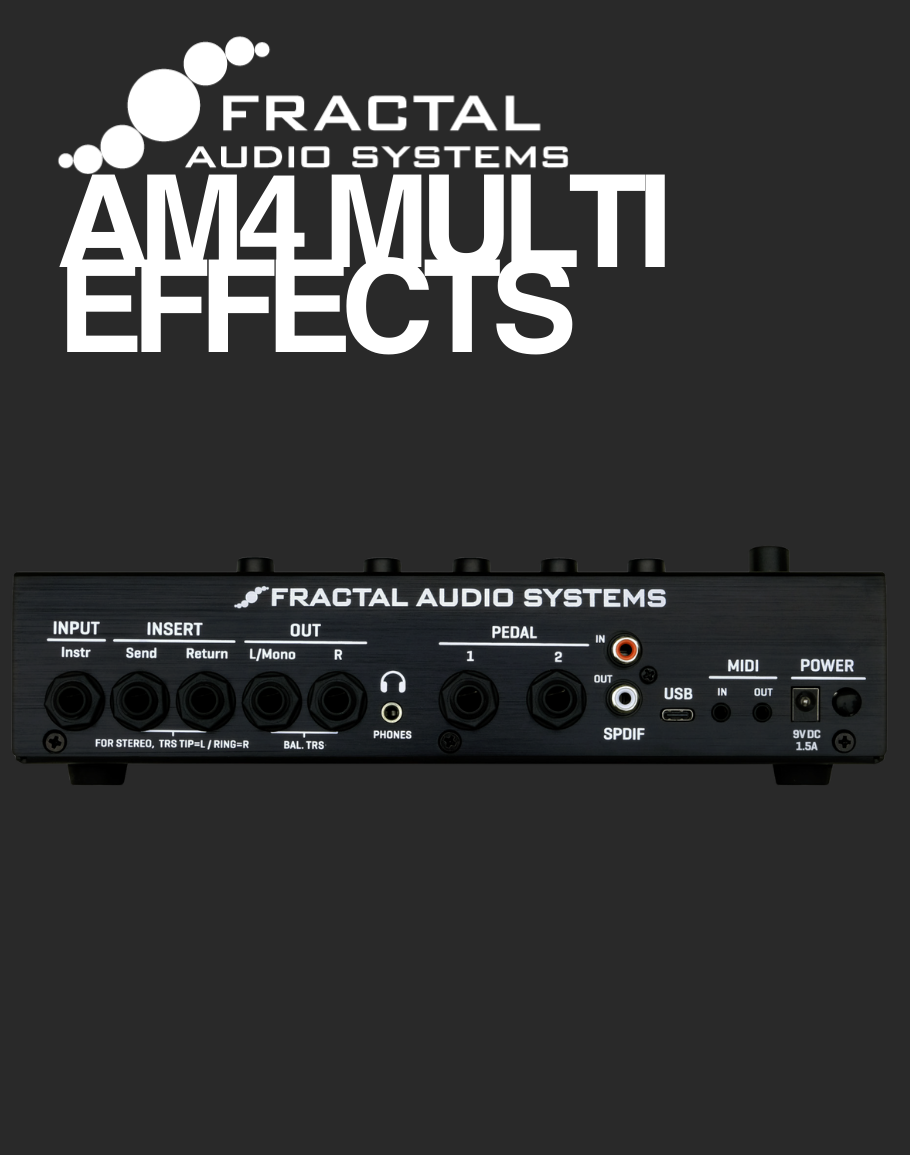 PRE-ORDER Fractal AM4 Multi-Effects Processor