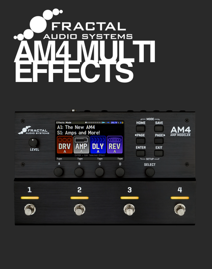 Fractal AM4 Multi-Effects Processor - Preorder – Davis Guitar Fractal AM4 Multi-Effects Processor - Preorder – Davis Guitar