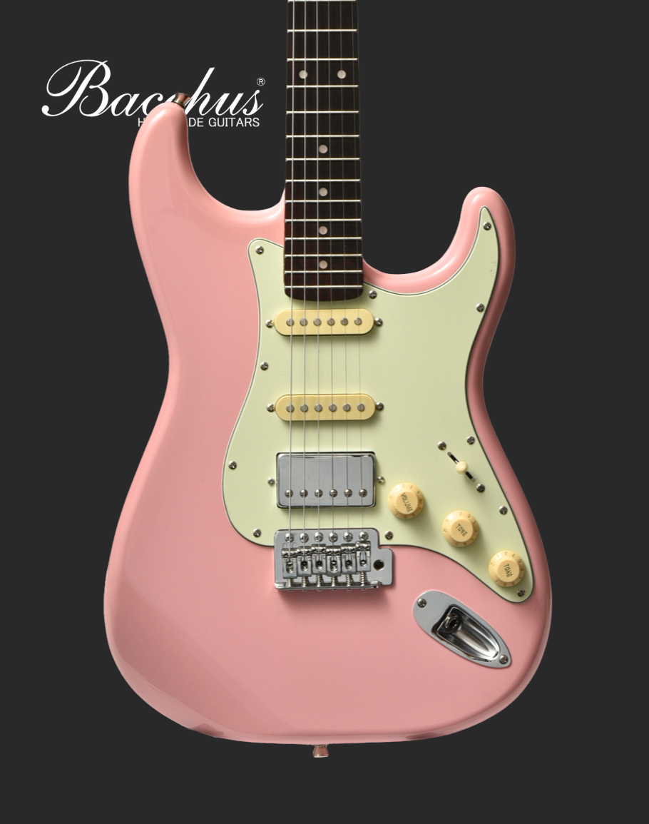 Bacchus Electric Guitar BST-2-RSM/R – Pink Roasted Maple Neck
