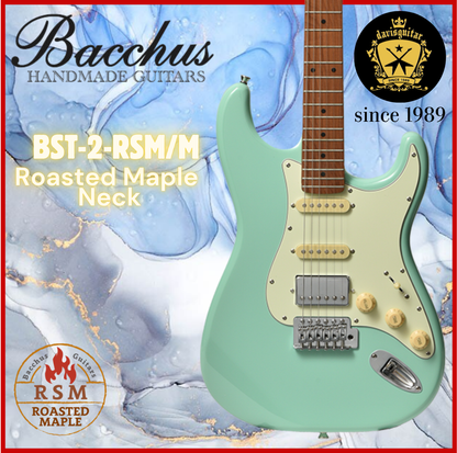 Bacchus BST-2-RSM-M-SFG Electric Guitar Roasted Maple Sea Foam Green