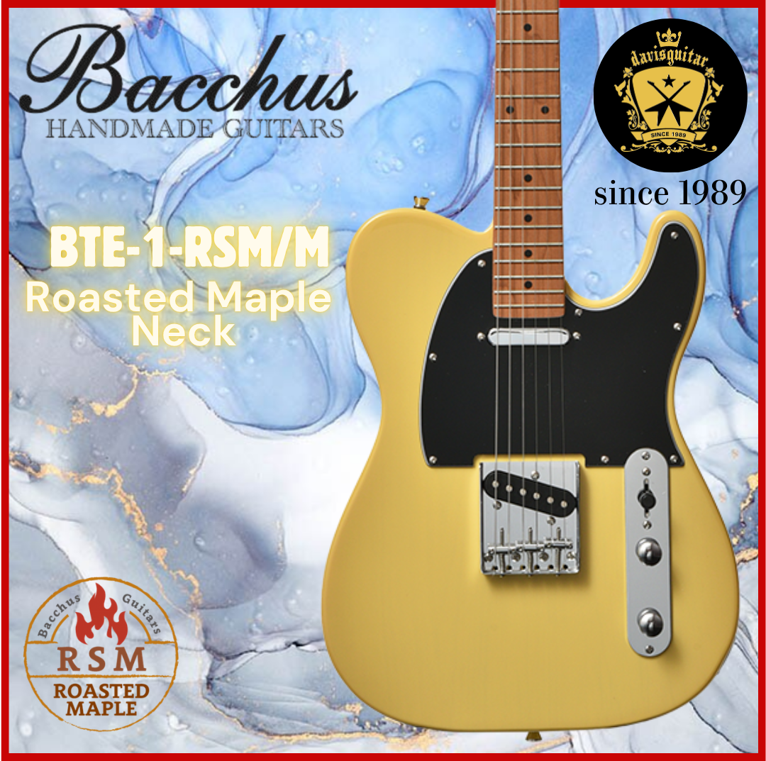 Bacchus Electric Guitar BTE-1-RSM-BDD Butterscotch Blonde Tele