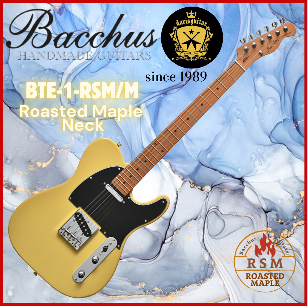 Bacchus Electric Guitar BTE-1-RSM-BDD Butterscotch Blonde Tele